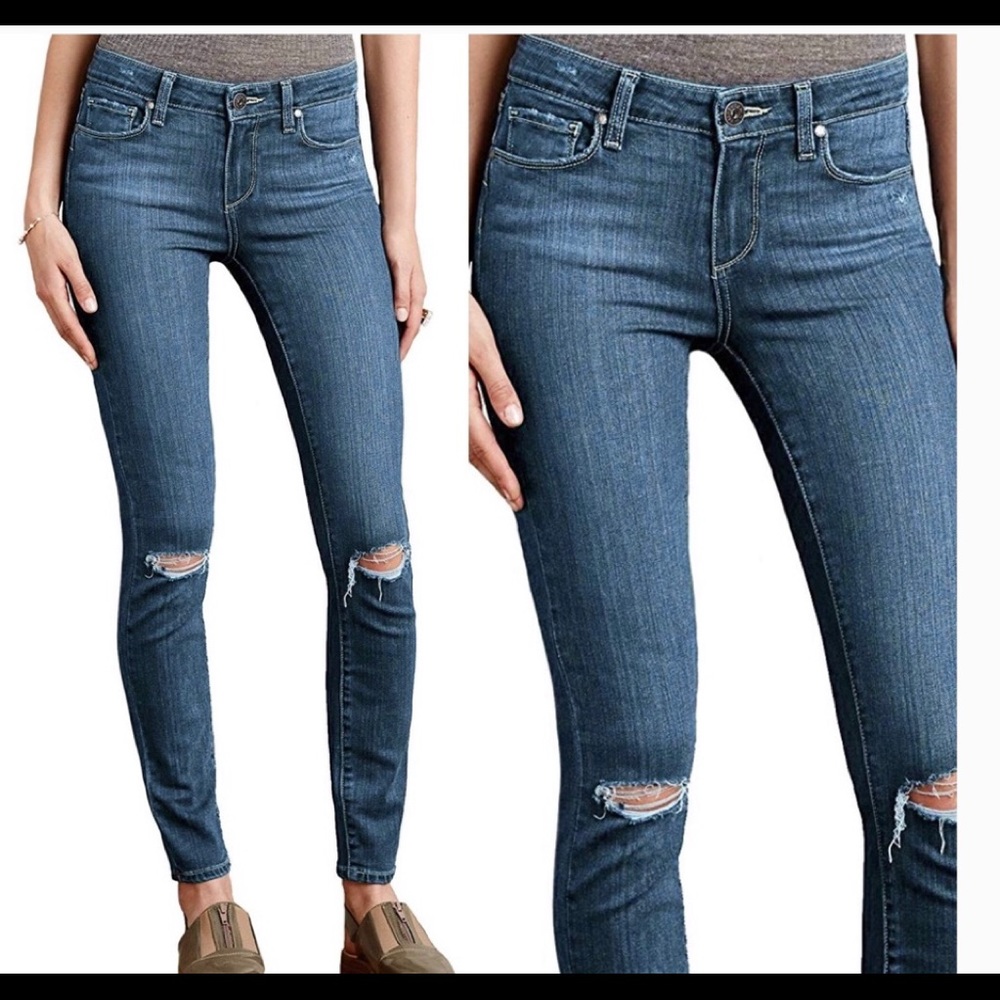 PAIGE Distressed Verdugo Ankle Jeans